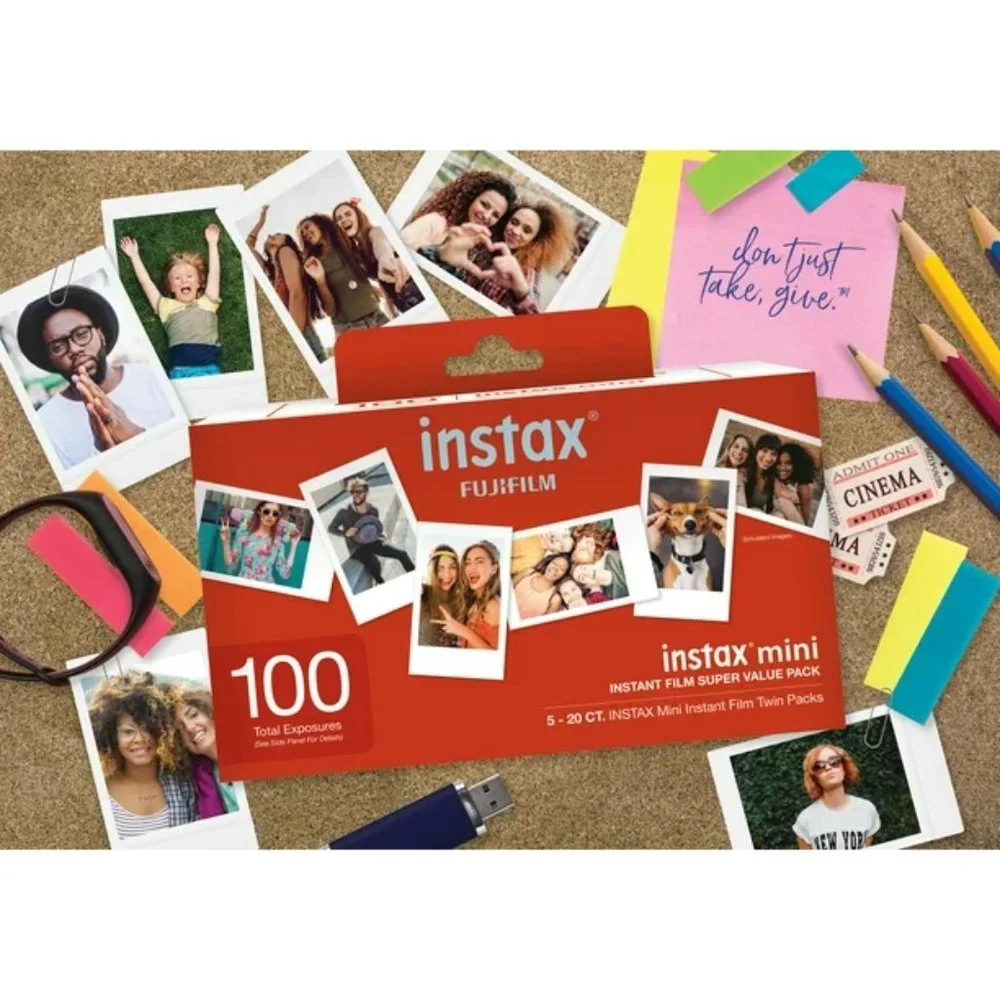 Fujifilm Instax Mini Film Super Value Pack (100 Film Pack)